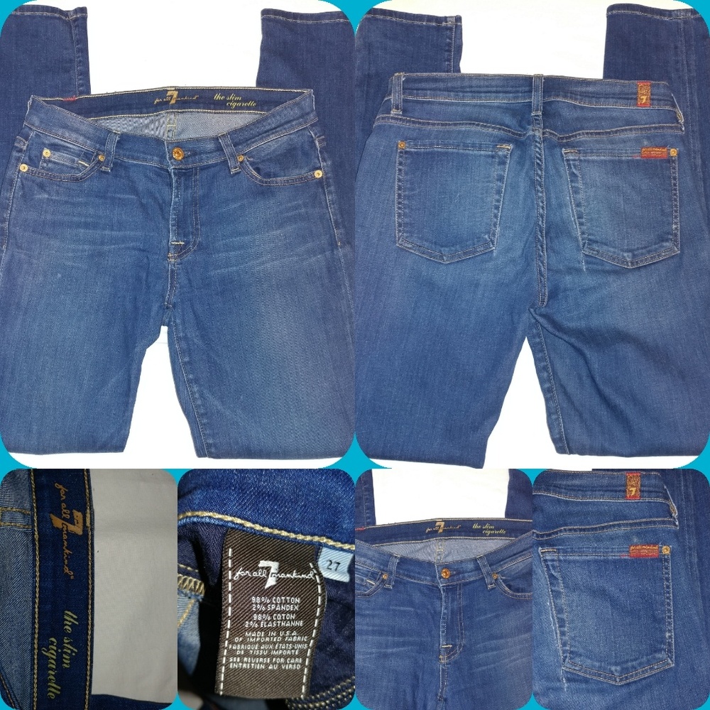 EUC 7 FOR ALL MANKIND JEANS SIZE 27